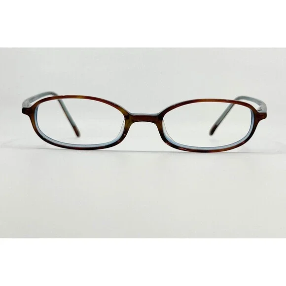 Richard Taylor Designs Eyeglasses Womens Tortoise Blue Lynn 48-19-135 Small