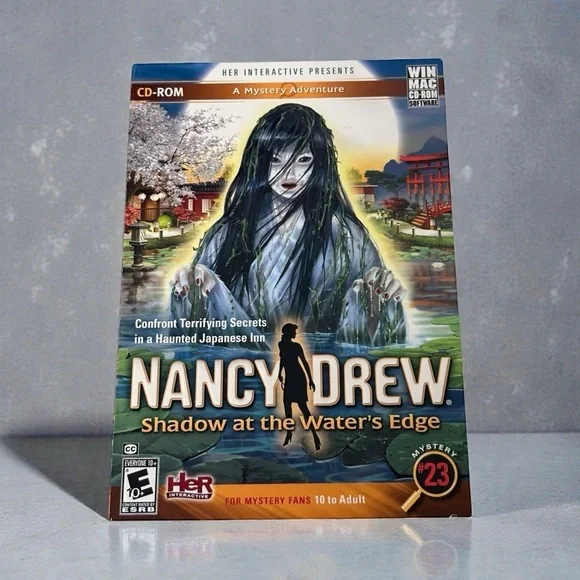 Nancy Drew Shadow at the Water’s Edge #23 PC CD-ROM Computer Mystery Game