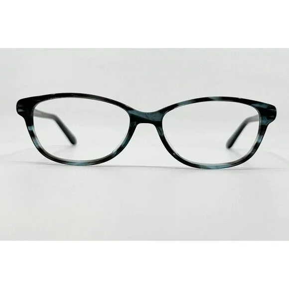 Modo Eyeglasses Womens Blue Gray Marble Handmade 48-15-140 6517