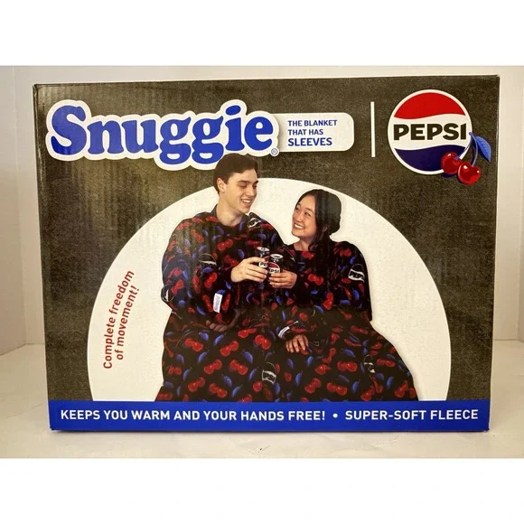NEW Snuggie Pepsi Wild Cherry 71 x 54