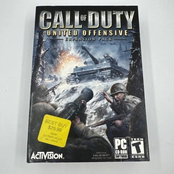 Call‎ of Duty: United Offensive (PC, 2004) - CIB Complete Game, Manual & Code