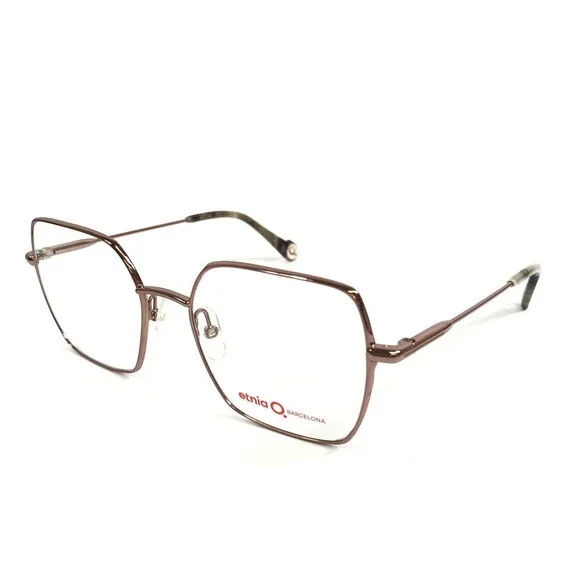 Etnia Barcelona Eyeglasses Frames AGORA PG Pink Gold Rose Gold Square 53-19-140