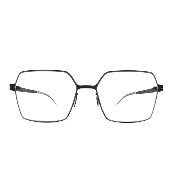 lool Eyewear Eyeglasses Frames HEXIA BK Black Geometric Hexagonal 53-16-137