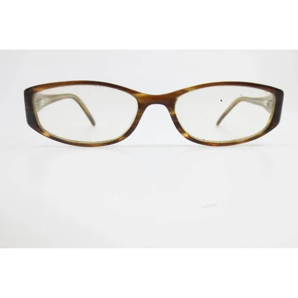 Vera Wang V149 TA Tortoise Brown Oval Eyeglass Frames 52-16-135 Womens Designer