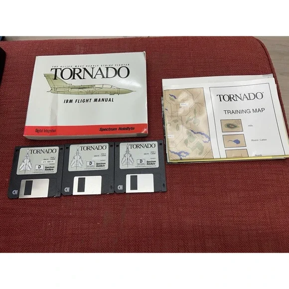 Tornado Digital Integration IBM PC Game 3.25