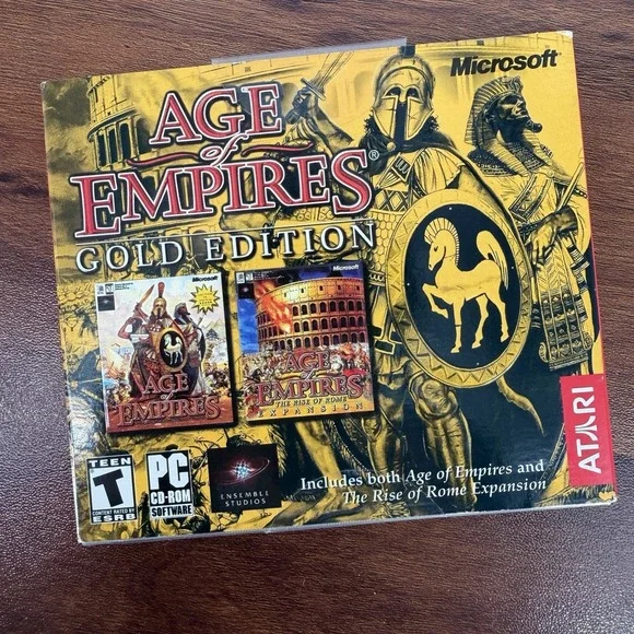 Age of Empires Gold Edition PC 2003 Atari Jewel Case NEW FACTORY SEALED