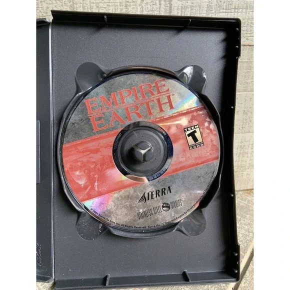 Empire‎ Earth PC Game Sierra CD-ROM, Stainless Steel Studios, Vintage 2001 Y2K