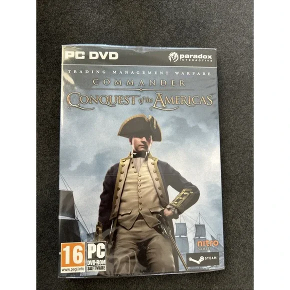 Commander Conquest of the Americas, PC Game Nitro Game DVD-ROM Sealed