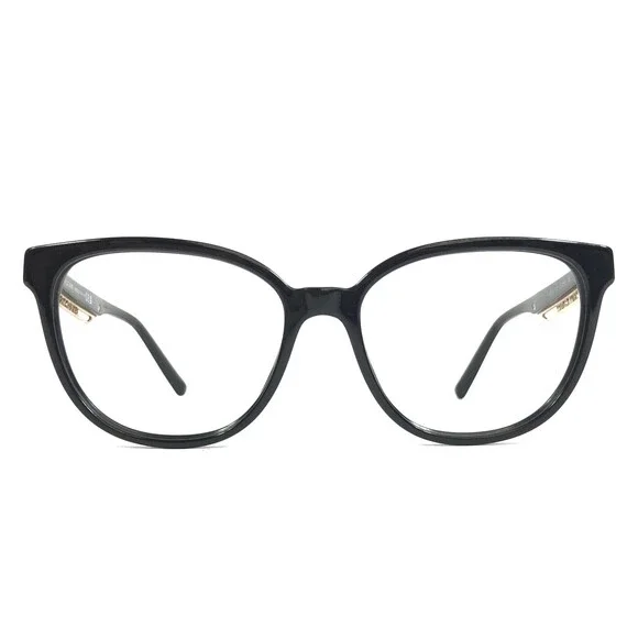 Bvglari Eyeglasses Frames 4219 501 Black Gold Cat Eye Full Rim 53-16-145