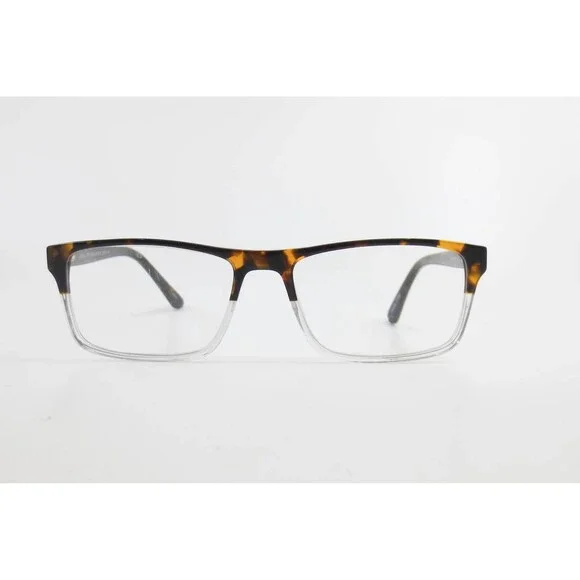 Robert Mitchel XL RMXL 20214 Tortoise Crystal Rectangular Eyeglass Frames