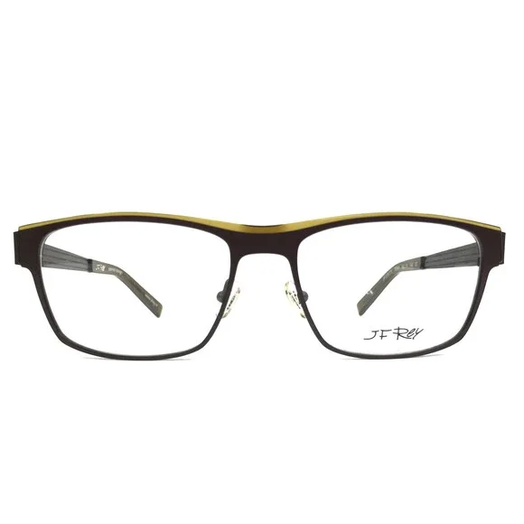J.F. Rey Eyeglasses Frames JF2573 9545 Brown Khaki Olive Green 56-18-144