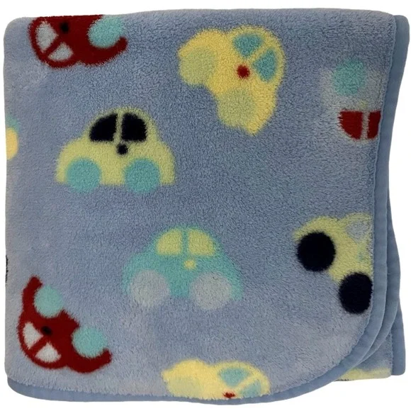 Koala Baby Blue Cars Blanket Soft Fleece Lovey Slug Bug Yellow‎ Red Babies R Us