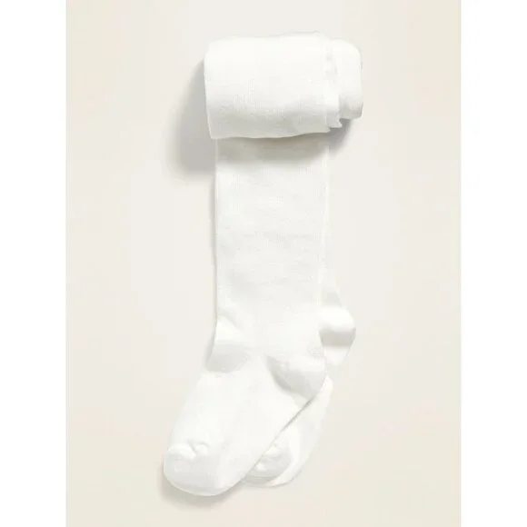 NWT UNIQLO Baby Gripped‎ Footed Stockings Size 18-24M Color Off White