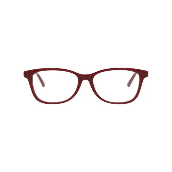 Bottega Veneta Square-Frame Acetate Optical Frames Red Womens