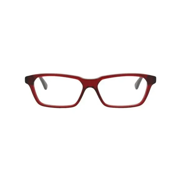 Bottega Veneta Square-Frame Acetate Optical Frames Red Womens