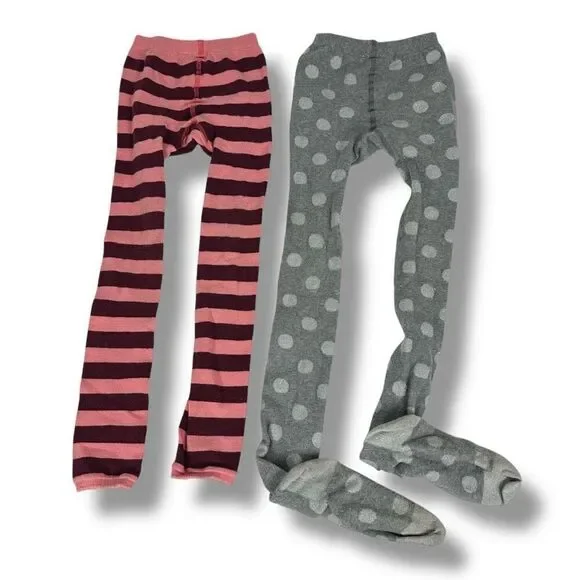 Hanna Andersson Girls Tights size 130-140 / 8-10 Bundle