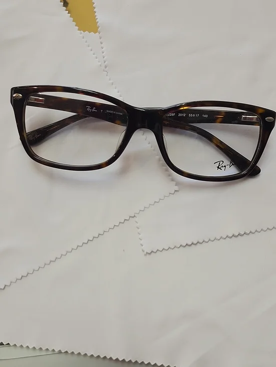Ray-Ban Women’s Tortoiseshell Rectangle Eyeglass Frames - Brown/Black