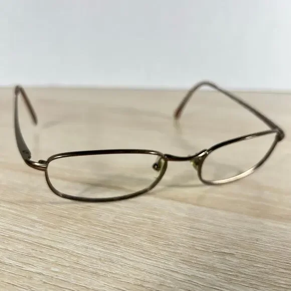 Ray-Ban RB6020 2505 Eyeglasses Brown Metal Flex Hinge 53-19-135
