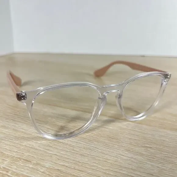 Ray-Ban RB7046 5953 Clear Round Pink Eyeglasses 51-18-140 FRAMES ONLY