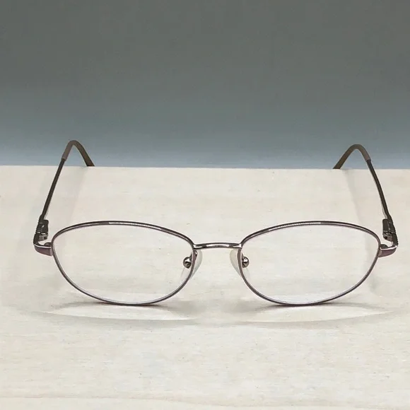 Tres jolie 113 613 glasses FRAMES ONLY Oval 52-17-130 Lavender Silver