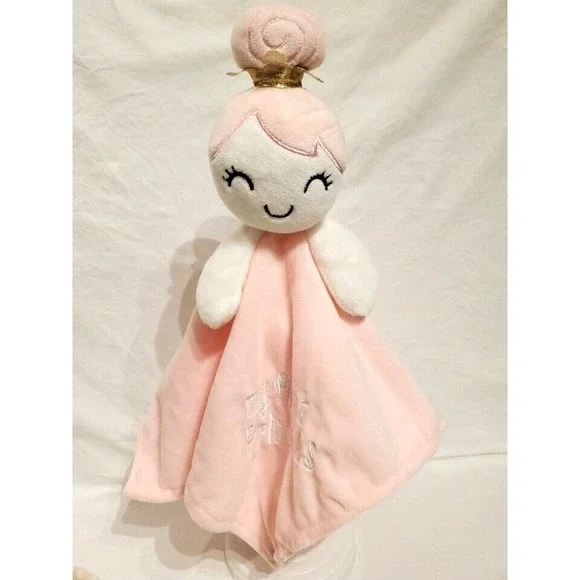 Forever Baby My First Princess Plush Pink Security Blanket Lovey Girl‎ Crown
