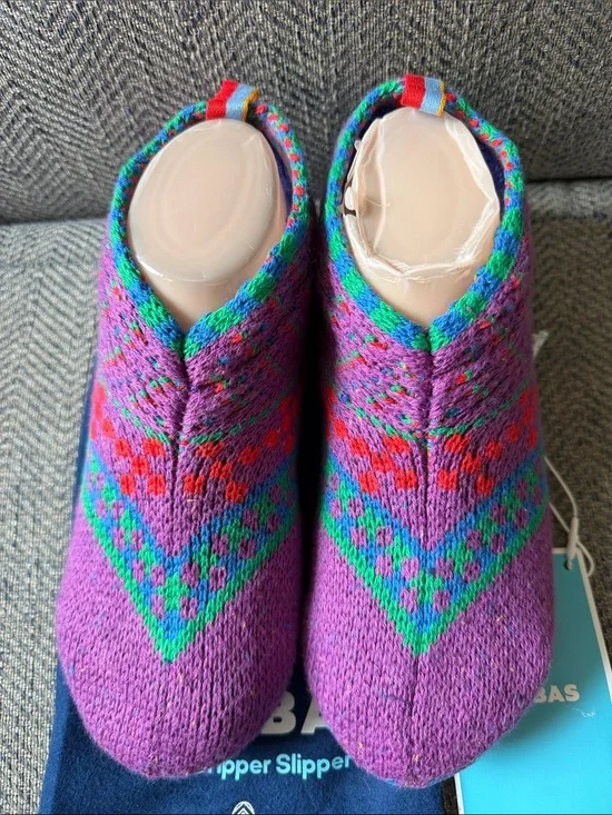 Bombas Sherpa Lined Youth The Gripper Slipper Multicolor Size: 1-5