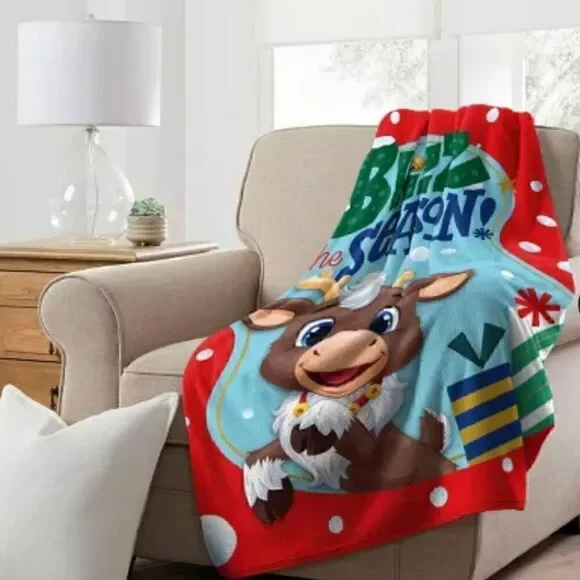 Nwt Reindeer in Here Blizz the Season Micro Throw
