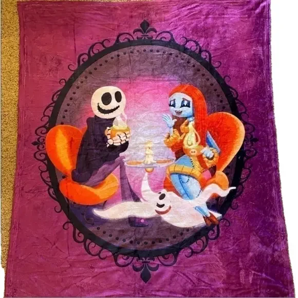 Disney Nightmare Before Christmas Large Throw Blanket