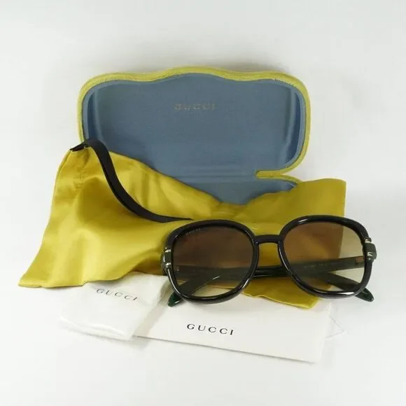 Gucci Women's Black Gradient Square Sunglasses GG1068SA