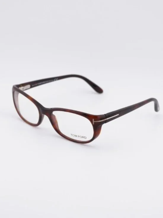 Tom Ford FT5229 052 Eyeglasses Havana 54mm Rectangle Frame