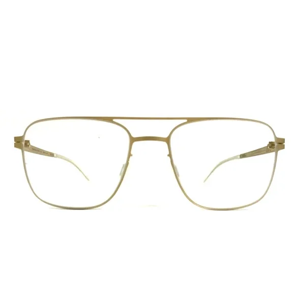 lool Eyewear Eyeglasses Frames KOSMO GD Matte Gold Square Full Rim 52-18-137