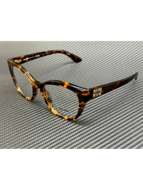 New Miu Miu Women Honey Havana Eyeglasses 54-19-140