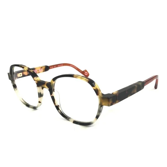 Etnia Barcelona Eyeglasses Frame CHROMA N42 HV Havana Honey Round 52-19-140