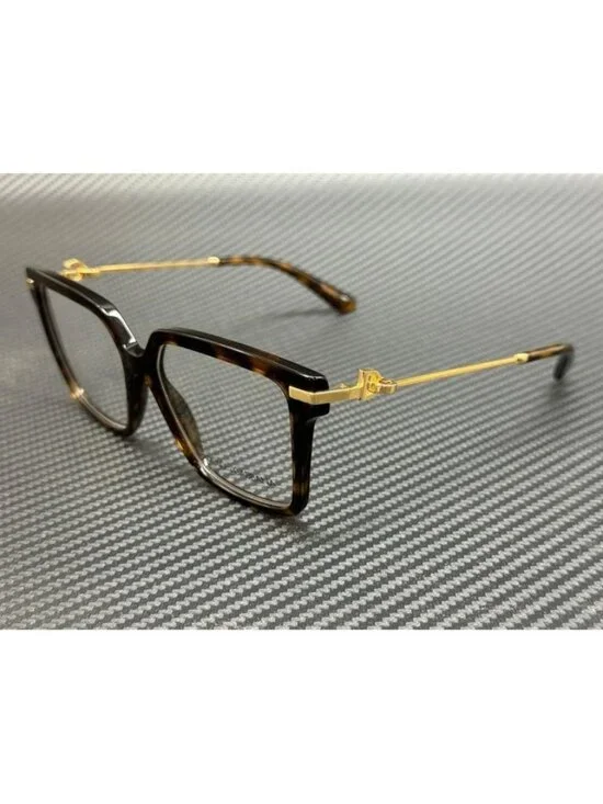 New Dolce & Gabbana Women Havana Brown Eyeglasses 56-16-140