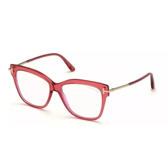 Tom Ford FT5704 FB-066-54 Shiny Red Eyeglasses