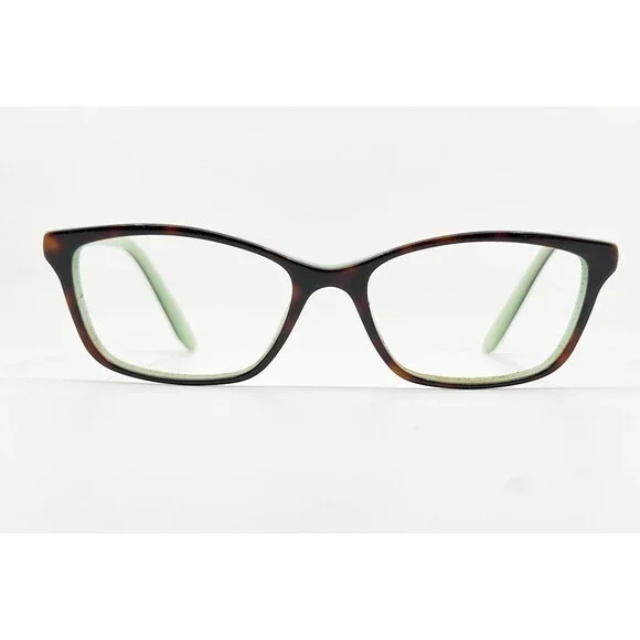 Ralph Eyeglasses Women Tortoise Green RA 7044 601 Cat Eye 52-16-135