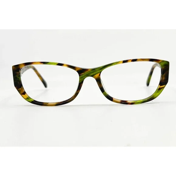 Exces Eyeglasses Women Green Tortoise MOD 3118 Full Rim Frames 52-16-135