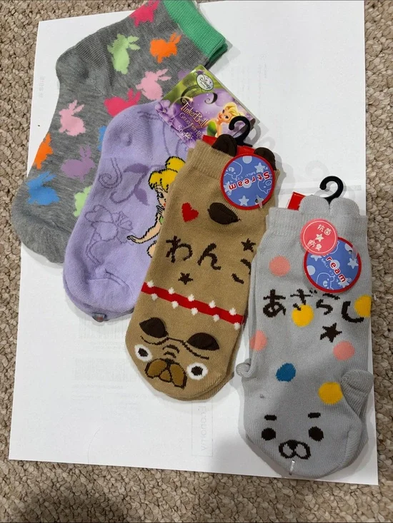 Cute Kids Novelty Animal Ankle Socks - Multicolor