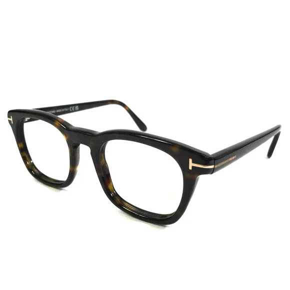 Tom Ford Eyeglasses Frames TF5870-B 052 Tortoise Square Full Rim 50-21-145