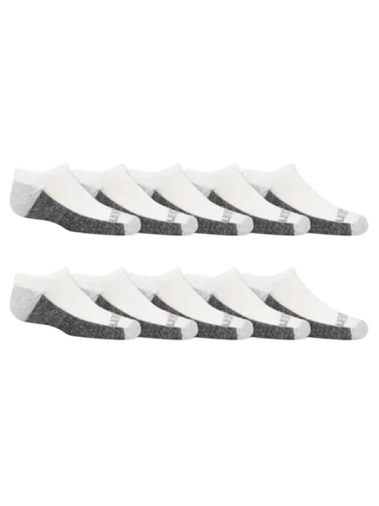 NEW Fruit Of The Loom 10 Pairs Dual Defense Wicking Odor Protection No Show Sock