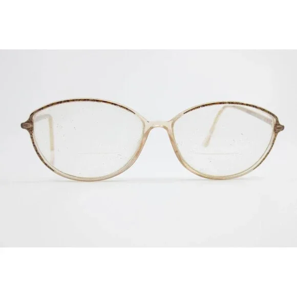 Silhouette SPX M 1912 727 6059 Eyeglasses Tan Gold Oval Frames Austria 55-13 135