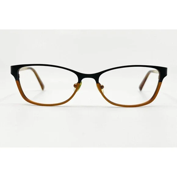 B.U.M. Equipment Eyeglasses Women Black Brown Sassy Leopard Print 53-16-135