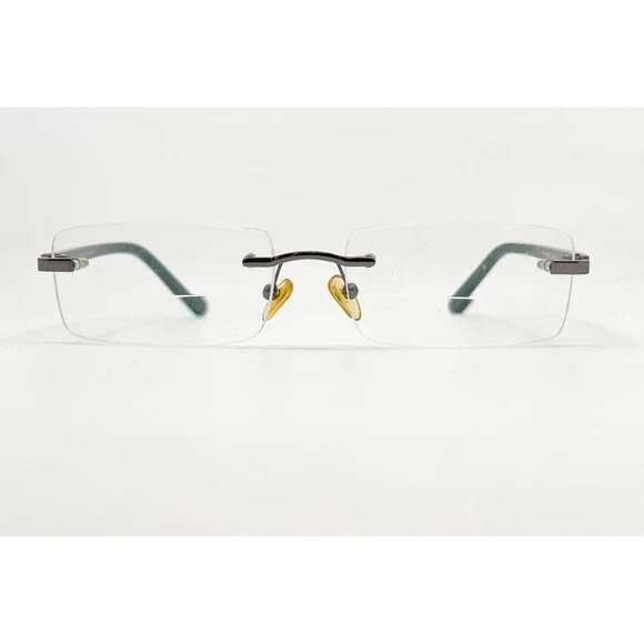 EyeBuyDirect Eyeglasses Mens Black Rimless Whistle 53-19-135 53mm