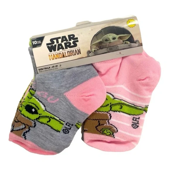 10pk Safety‎ Toes Sock With Lining Baby Girls Size 12-14 Months