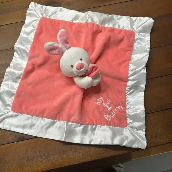 Baby Gund  Security Blanket Satin Soft Lovey Rabbit My First Bunny
