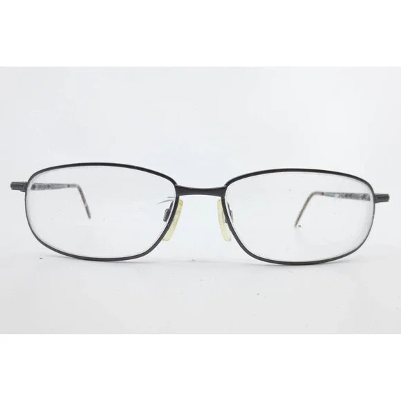 Hudson ST-4 Charcoal Safety Glasses Frames Z87-2+ Oval Metal 58-18-140 PSS-14