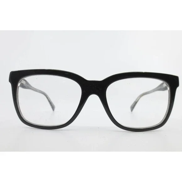 Salsa 6006 BK/CR Eyeglasses Black Clear Rectangular Frames 52-17-140 37128