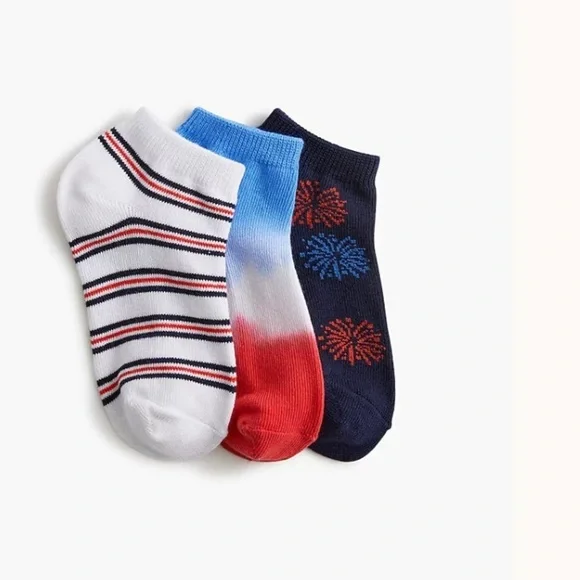 J crew Boys' firework socks set