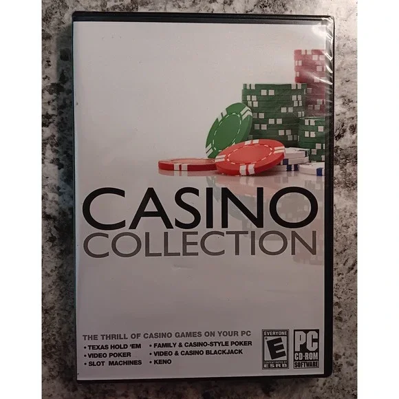 CASINO COLLECTION PC Computer Games Poker Slots Blackjack Keno CD-rom