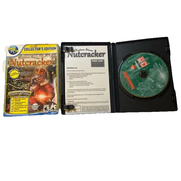 Christmas Stories NUTCRACKER PC CD ROM Hidden Object BONUS Game VTG